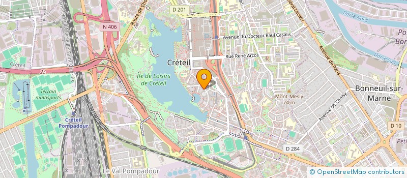 localisation de l'entreprise SCI DEDIDA à CRETEIL