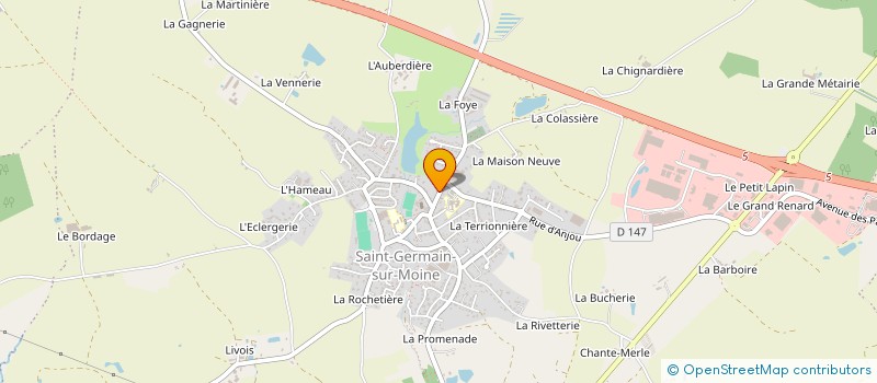 localisation de l'entreprise SCI DEDPICA à SEVREMOINE