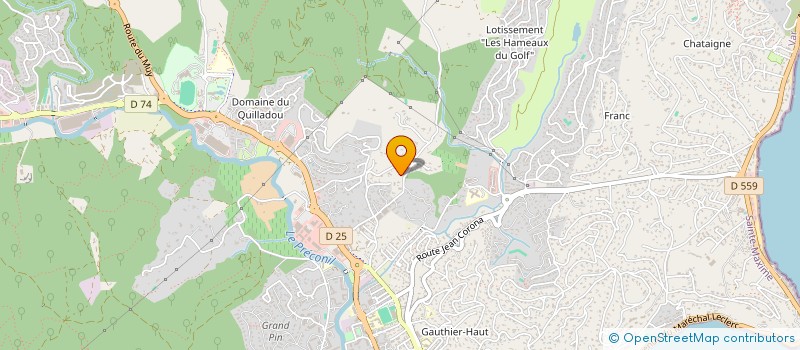 localisation de l'entreprise SCI DEDRIS à SAINTE-MAXIME