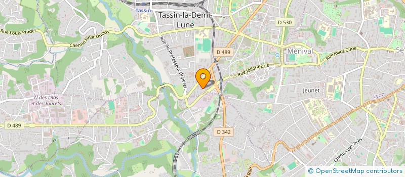 localisation de l'entreprise SCI DEER GAB HOUSE  TASSIN-LA-DEMI-LUNE