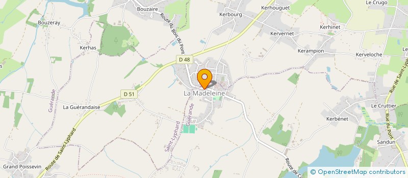 localisation de l'entreprise SCI  DEES  GUERANDE