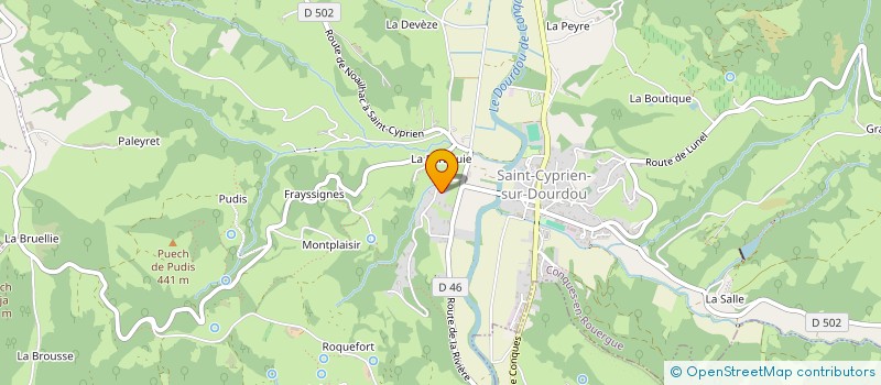 localisation de l'entreprise SCI DEESCE à CONQUES-EN-ROUERGUE