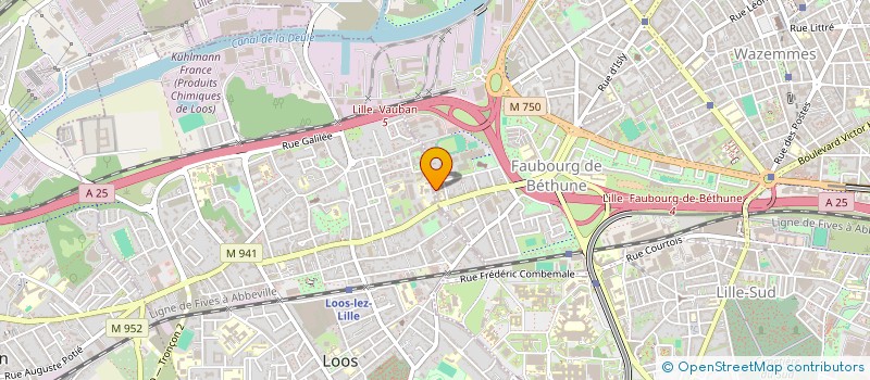 localisation de l'entreprise SCI DEESSE 1 à LILLE