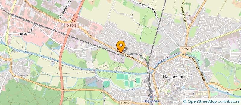 localisation de l'entreprise SCI DEESSE  HAGUENAU