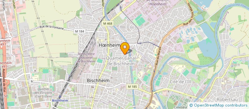 localisation de l'entreprise SCI DEESSE  HNHEIM