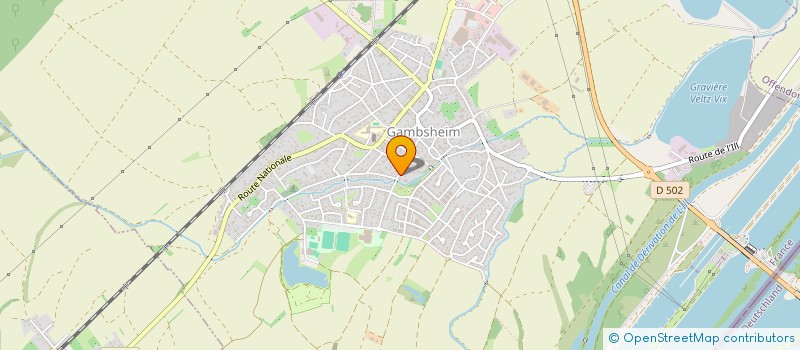 localisation de l'entreprise SCI DEESSES  GAMBSHEIM