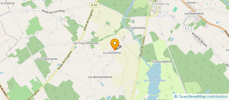 localisation de l'entreprise SCI DEF I - GAMBETTA  CHEVERNY