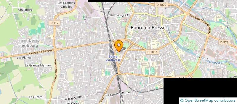 localisation de l'entreprise SCI DEFACE à BOURG-EN-BRESSE