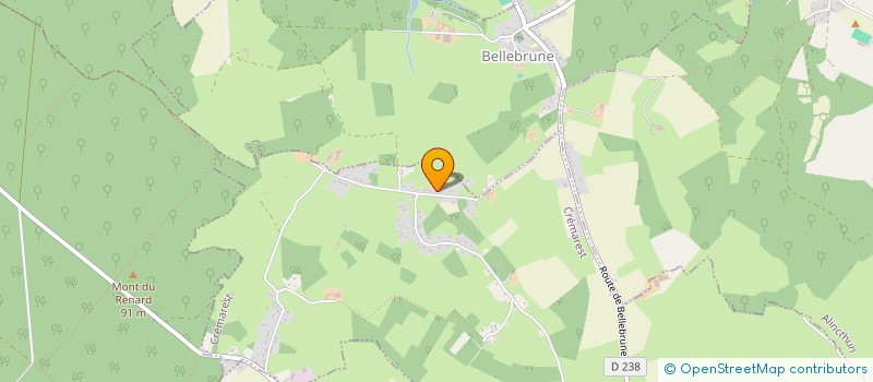 localisation de l'entreprise SCI DEFACHELLES DELEGLISE  CREMAREST