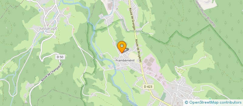 localisation de l'entreprise SCI DEFAJE  GRANGES-AUMONTZEY