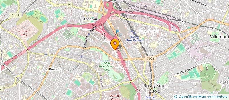 localisation de l'entreprise SCI DEFELLY à ROSNY-SOUS-BOIS