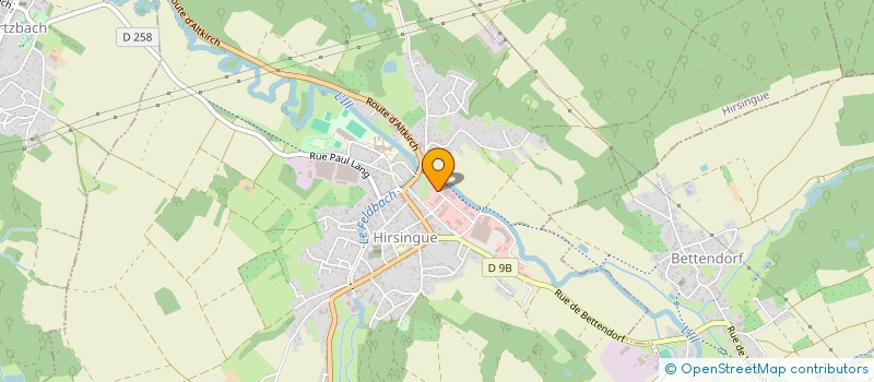 localisation de l'entreprise SCI DEFENDER  HIRSINGUE