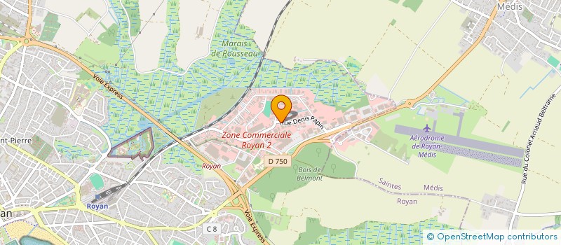 localisation de l'entreprise SCI DEFI  ROYAN