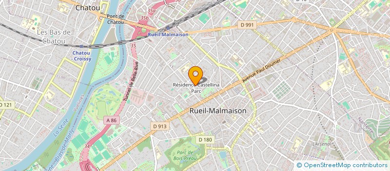 localisation de l'entreprise SCI DEFI à RUEIL-MALMAISON