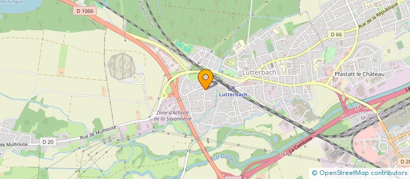 localisation de l'entreprise SCI DEFILAC  LUTTERBACH