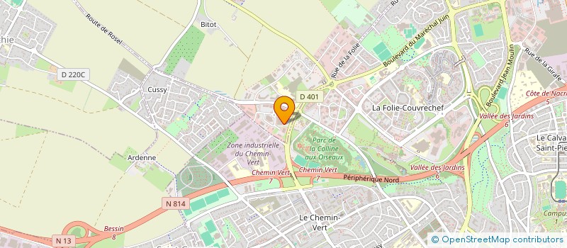 localisation de l'entreprise SCI DEFIMO à SAINT-CONTEST