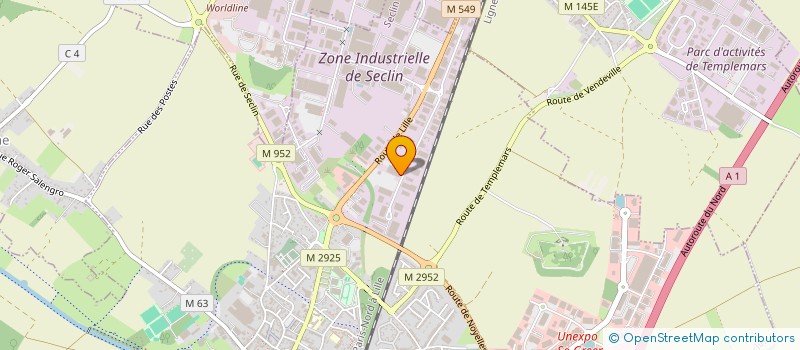localisation de l'entreprise SCI DEFINA  SECLIN