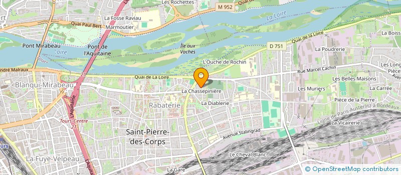 localisation de l'entreprise SCI DEFIX  SAINT-PIERRE-DES-CORPS