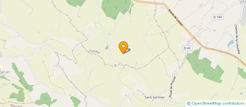 localisation de l'entreprise SCI DEFLAN  LAVAUR