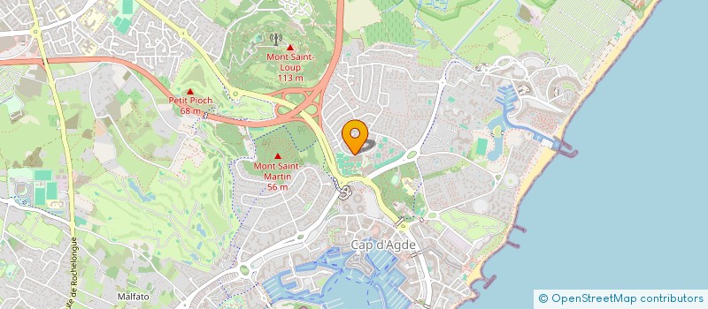 localisation de l'entreprise SCI DEFLANDRE INVEST  AGDE