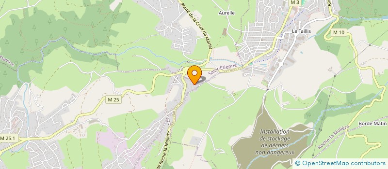 localisation de l'entreprise SCI DEFLO  UNIEUX