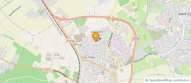 localisation de l'entreprise SCI DEFO  ELNE