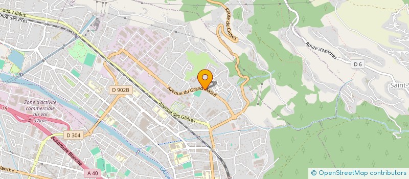 localisation de l'entreprise SCI DEFOSSE  CLUSES