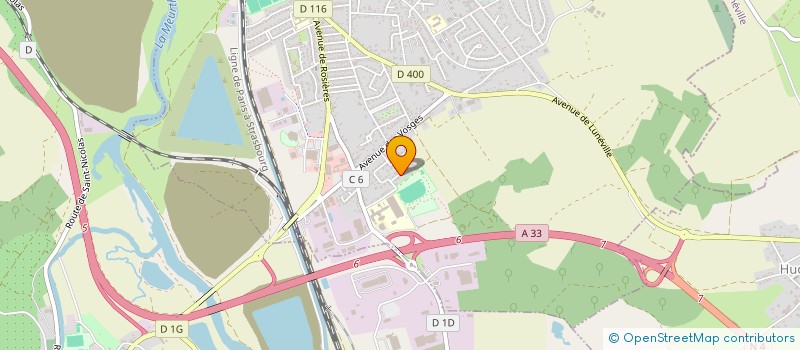 localisation de l'entreprise SCI DEFOSSEZ  DOMBASLE-SUR-MEURTHE