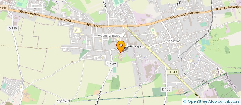 localisation de l'entreprise SCI DEFOSSEZ  AUBERCHICOURT