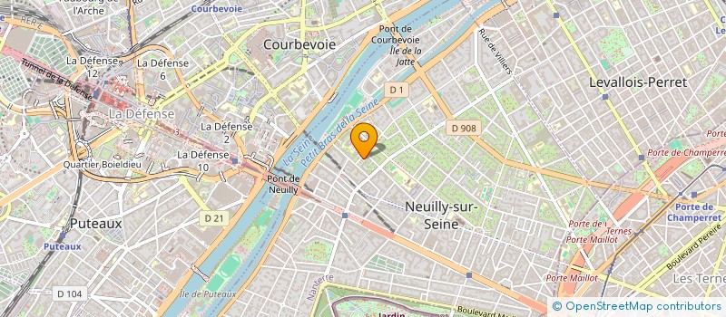 localisation de l'entreprise SCI DEFOUGERES  NEUILLY-SUR-SEINE