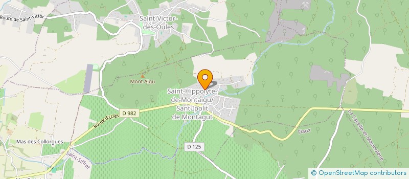 localisation de l'entreprise SCI DEFRANCE  SAINT-HIPPOLYTE-DE-MONTAIGU