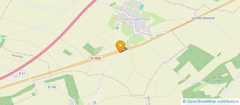 localisation de l'entreprise SCI DEFRECO  CLAIRY-SAULCHOIX