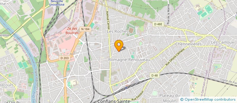 localisation de l'entreprise SCI DEFRESNE ARG  CONFLANS-SAINTE-HONORINE