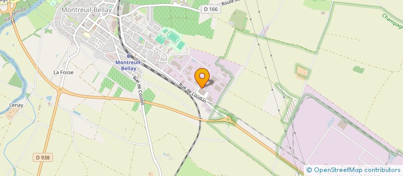 localisation de l'entreprise SCI DEFROY  MONTREUIL-BELLAY