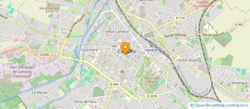 localisation de l'entreprise SCI DEFURNE  CAMBRAI