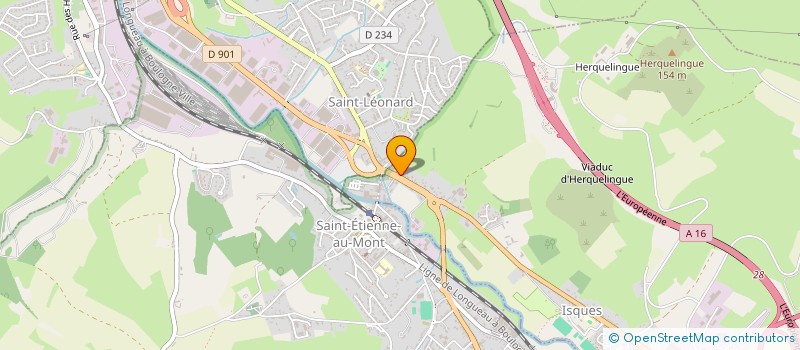 localisation de l'entreprise SCI DEGA  LA CAPELLE-LES-BOULOGNE