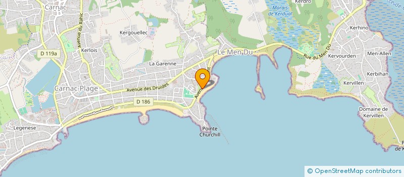 localisation de l'entreprise SCI DEGA INVEST  CARNAC