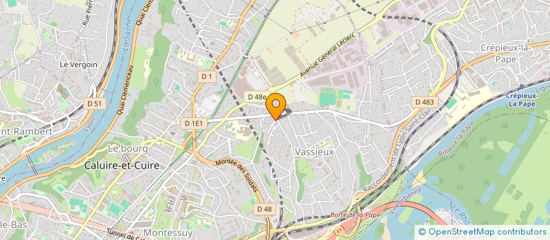 localisation de l'entreprise SCI DEGAEL  CALUIRE-ET-CUIRE