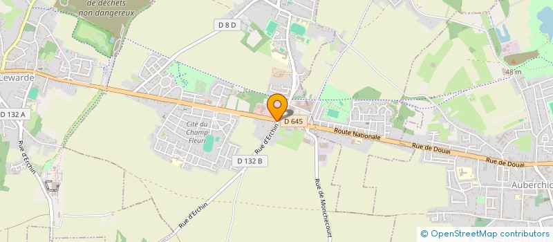 localisation de l'entreprise SCI DEGALLAIX  MASNY