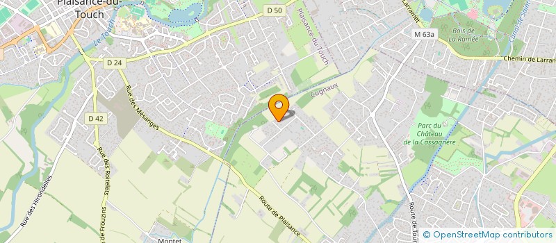 localisation de l'entreprise SCI DEGAND-SANTAMANS  CUGNAUX