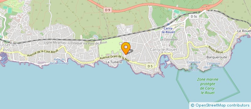 localisation de l'entreprise SCI DEGAR  CARRY-LE-ROUET