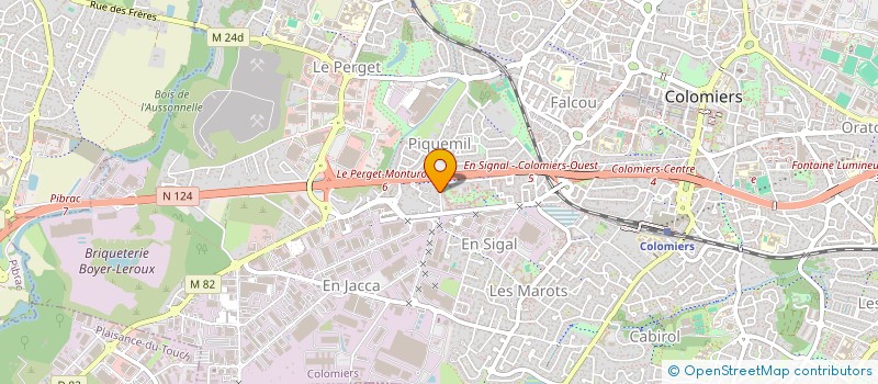 localisation de l'entreprise SCI DEGARDIN GAUTHIER à COLOMIERS