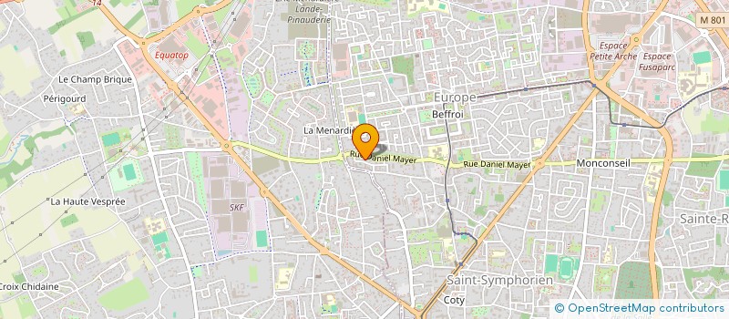 localisation de l'entreprise SCI DEGAS  TOURS