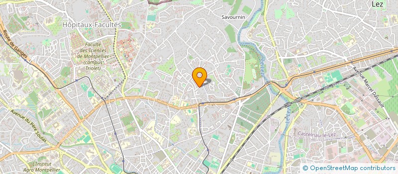 localisation de l'entreprise SCI DEGAVRE à MONTPELLIER