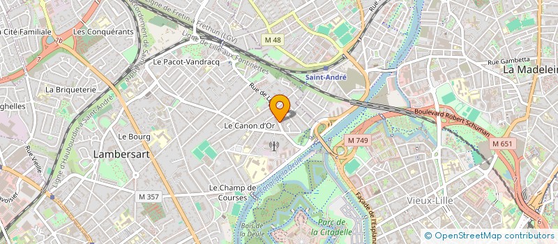 localisation de l'entreprise SCI DEGE à LAMBERSART