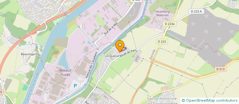 localisation de l'entreprise SCI DEGEDRE à RANVILLE