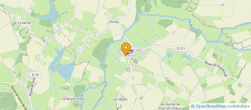 localisation de l'entreprise SCI DEGEN  MOUTHIER-EN-BRESSE