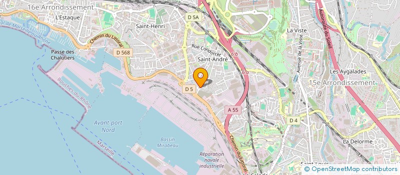 localisation de l'entreprise SCI DEGERIC à MARSEILLE