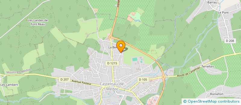 localisation de l'entreprise SCI DEGIC  CASTELNAU-DE-MEDOC