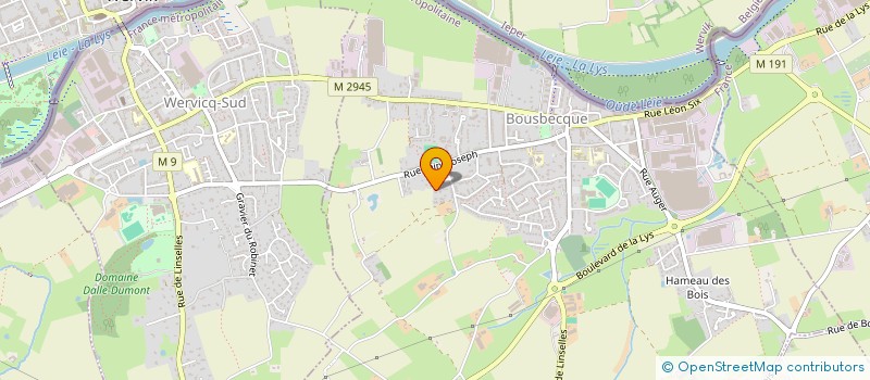 localisation de l'entreprise SCI DEGRAVE ENVIRONNEMENT  BOUSBECQUE